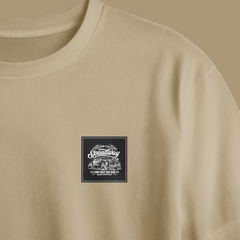 Speedway Chest Printed Oversized Tee