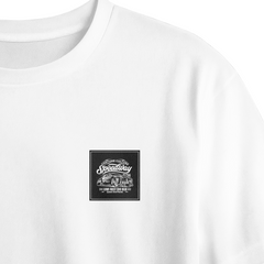 Speedway Chest Printed Oversized Tee