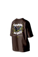 CHROMA BEAUTY Printed Oversized Tee