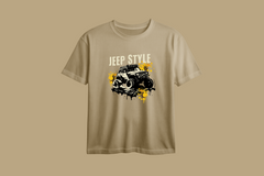 JEEP STYLE Printed Oversized Tee