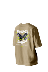 CHROMA BEAUTY Printed Oversized Tee