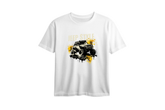 JEEP STYLE Printed Oversized Tee