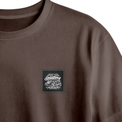 Speedway Chest Printed Oversized Tee