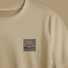 Muscle Legend Chest Printed Oversized Tee