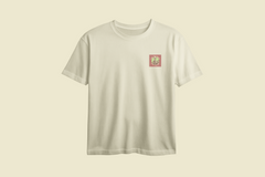 Leave Your Message After the Beep Chest Printed Oversized Tee