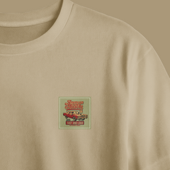 American Muscle Chest Printed Oversized Tee