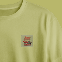 American Muscle Chest Printed Oversized Tee