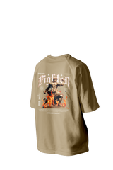 Fighter Printed Oversized Tee