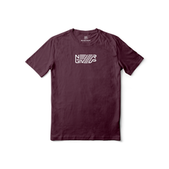 Never Giveup Regular Printed Tee