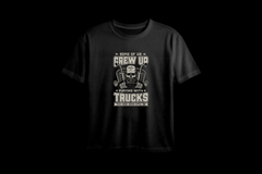 Playing With Trucks Printed Oversized Tee