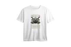 Playing With Trucks Printed Oversized Tee