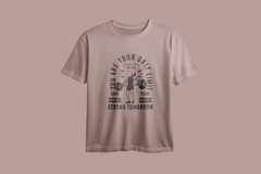 You Are Your Only Limit Printed Oversized Tee