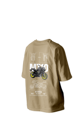 YAMAHA MT 10 Printed Oversized Tee