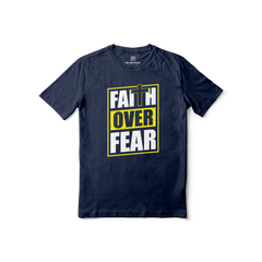 Faith Over Fear Regular Printed Tee