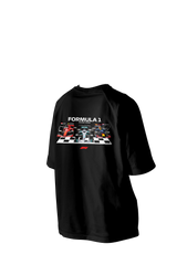 Formula 1 Printed Oversized Tee