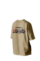 Formula 1 Printed Oversized Tee