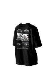 Delorean dmc-12 Printed Oversized Tee