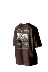 Delorean dmc-12 Printed Oversized Tee