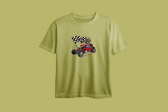 HOT ROD San Diego California Printed Oversized Tee