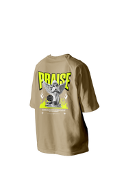 PRAISE Printed Oversized Tee