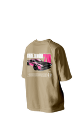 Dodge Challenger 70 Printed Oversized Tee