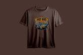 Hot Rod Custom Garage Printed Oversized Tee