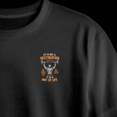 Fit is Not A Destination Way Of Life Printed Oversized Tee