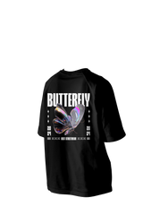 Butterfly Printed Oversized Tee