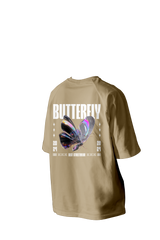 Butterfly Printed Oversized Tee