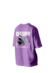 Butterfly Printed Oversized Tee