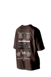 Harley Davidson Printed Oversized Tee