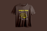 Engineer's Brain Oversized Printed T-Shirt