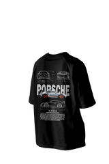 Porsche The 911 GT3 RS Printed Oversized Tee