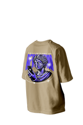 The Future is Right Now Printed Oversized Tee