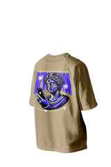 The Future is Right Now Printed Oversized Tee