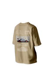 Porsche The 911 GT3 RS Printed Oversized Tee