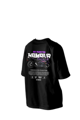 R3 PHANTOM YAMAHA Printed Oversized Tee
