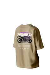 R3 PHANTOM YAMAHA Printed Oversized Tee
