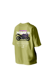 R3 PHANTOM YAMAHA Printed Oversized Tee