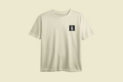 Hand On Mic Chest Printed Oversized Tee