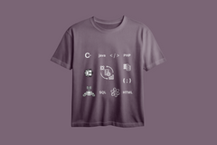 Computer Science Engineer Oversized Printed T-Shirt