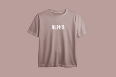 ALPHA Printed Oversized Tee