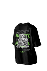 Money Mindset Printed Oversized Tee