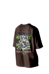 Money Mindset Printed Oversized Tee
