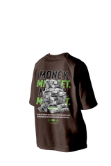 Money Mindset Printed Oversized Tee