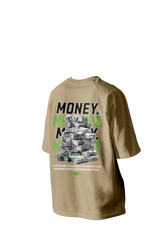 Money Mindset Printed Oversized Tee