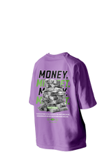 Money Mindset Printed Oversized Tee