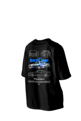 SKYLINE R34 FAST AND FURIOUS Printed Oversized Tee