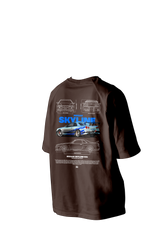 SKYLINE R34 FAST AND FURIOUS Printed Oversized Tee