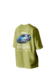 SKYLINE GTR34 Printed Oversized Tee